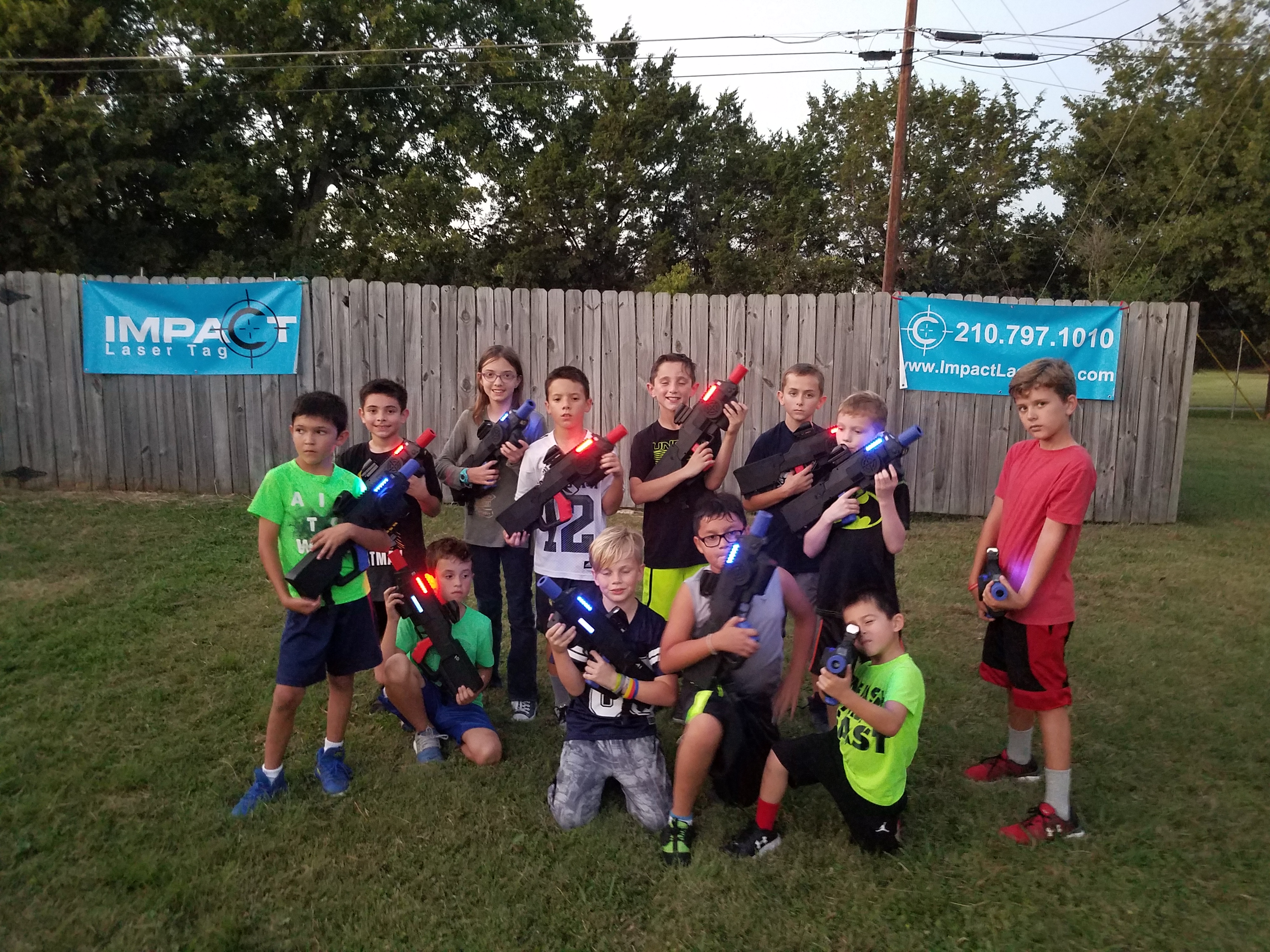 Laser Tag birthday party in Boerne Texas