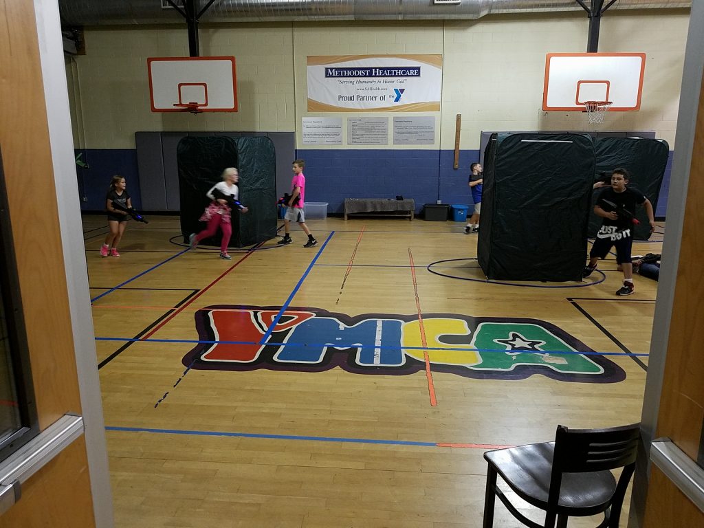 Laser Tag at the Boerne YMCA Impact Laser Tag
