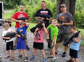 Laser Tag Family Fun